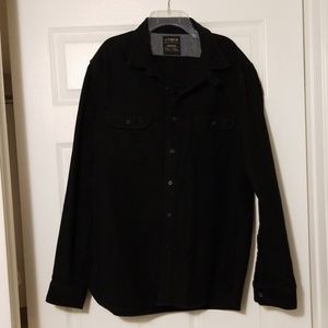 Black J.Crew Workshirt-Large
